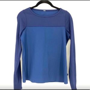 Navy blue lulu lemon long sleeve top